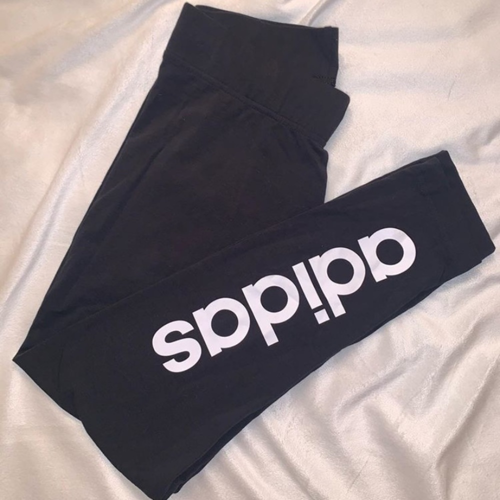 Mid rise Adidas workout pants